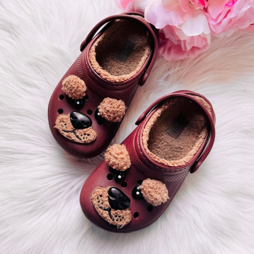 Toddler Bear Fur Lined Crocs - Picture 2 of 6